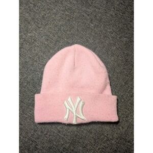 New York Yankees MLB Baseball‎ Pink Beanie Hat Sports Tag less Cap